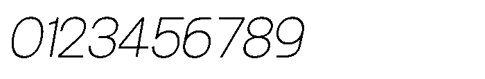 Luxie Thin-Italic Font OTHER CHARS