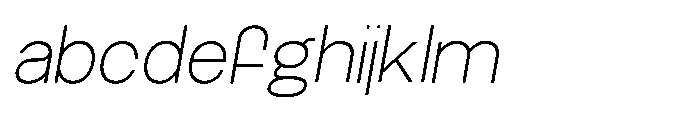Luxie Thin-Italic FONT