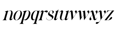 Luxinus Elegance Standart Italic Font LOWERCASE
