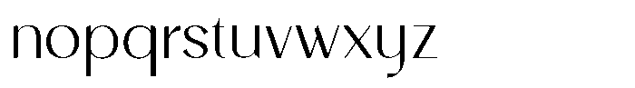 Luxmont Font LOWERCASE