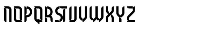 Luxocut Font UPPERCASE