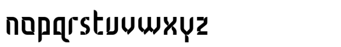 Luxocut Font LOWERCASE