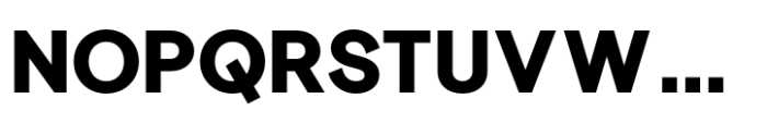 Luxora Grotesk Heavy Font UPPERCASE