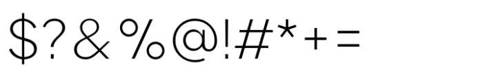 Luxora Grotesk Thin Font OTHER CHARS