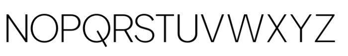 Luxora Grotesk Thin Font UPPERCASE