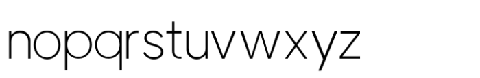Luxora Grotesk Thin Font LOWERCASE