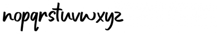 Luxory Regular Font LOWERCASE