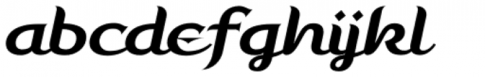 Luxurian AOE Classic Italic Font LOWERCASE