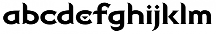 Luxurian AOE Font LOWERCASE