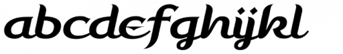 Luxurian Pro AOE Classic Italic Font LOWERCASE