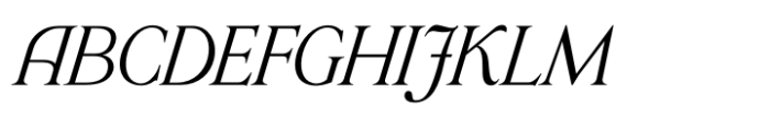 Luxurimo Italic Font UPPERCASE