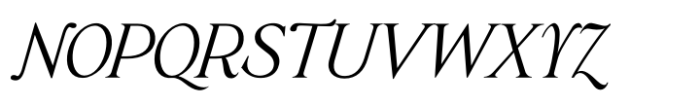 Luxurimo Italic Font UPPERCASE