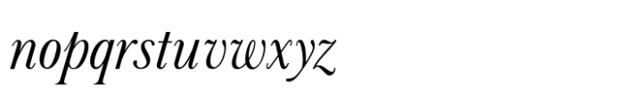 Luxurimo Italic Font LOWERCASE