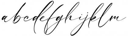 Luxury Modish Regular Font LOWERCASE