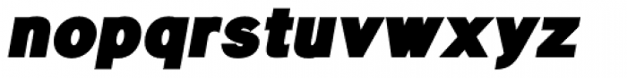 Luzaine Ultra Bold Italic Font LOWERCASE