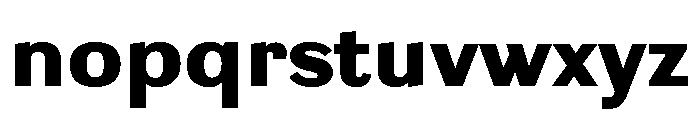 Ludwig ExtraBlack Font LOWERCASE