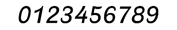 Ludwig NormalItalic Font OTHER CHARS