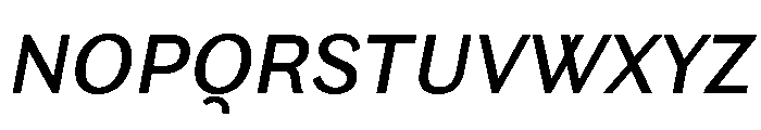 Ludwig NormalItalic Font UPPERCASE