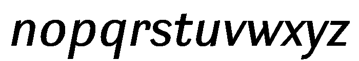 Ludwig NormalItalic Font LOWERCASE