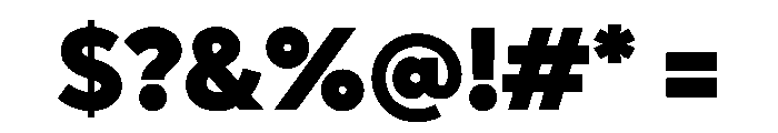 Lufga Black Font OTHER CHARS