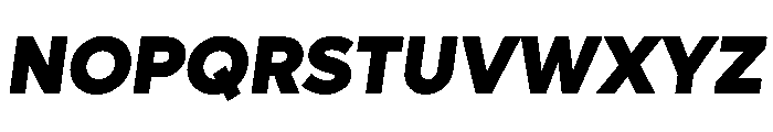 Lufga BlackItalic Font UPPERCASE
