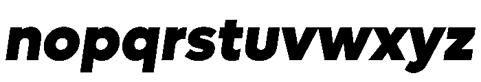 Lufga BlackItalic Font LOWERCASE