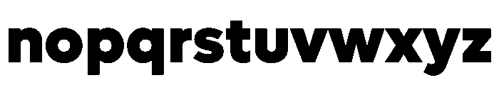 Lufga Black Font LOWERCASE