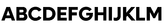 Lufga Bold Font UPPERCASE