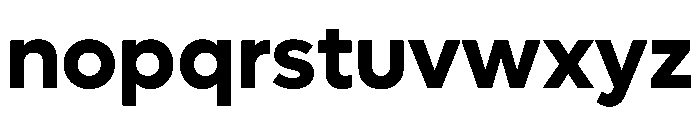 Lufga Bold Font LOWERCASE