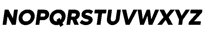 Lufga ExtraBoldItalic Font UPPERCASE
