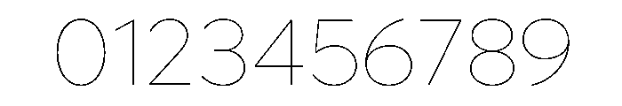 Lufga Hairline Font OTHER CHARS