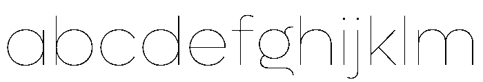 Lufga Hairline FONT