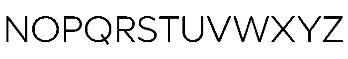 Lufga Light Font UPPERCASE