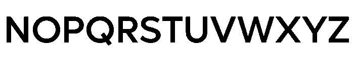 Lufga Medium Font UPPERCASE