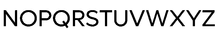 Lufga Regular Font UPPERCASE