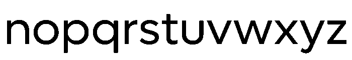 Lufga Regular Font LOWERCASE