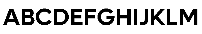Lufga SemiBold Font UPPERCASE