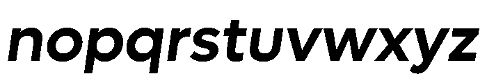 Lufga SemiBoldItalic Font LOWERCASE