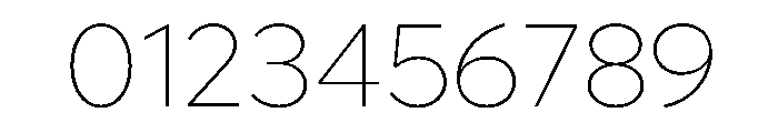Lufga Thin Font OTHER CHARS