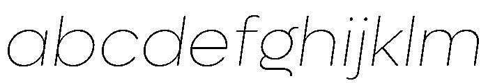 Lufga ThinItalic FONT