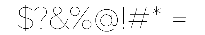 Lufga Variable Font OTHER CHARS
