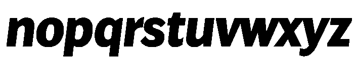 Lupinov02Sans BlackItalic Instance Font LOWERCASE