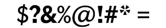 Lupinov02Sans Bold Instance Font OTHER CHARS