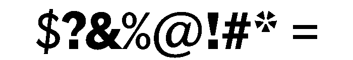 Lupinov0.2Sans Extrabold Font OTHER CHARS