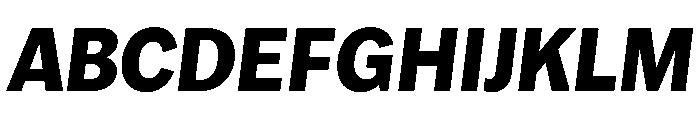 Lupinov02Sans ExtraboldItalic Instance Font UPPERCASE