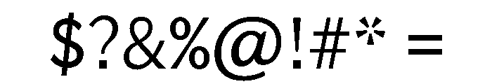 Lupinov0.2Sans Extralight Font OTHER CHARS