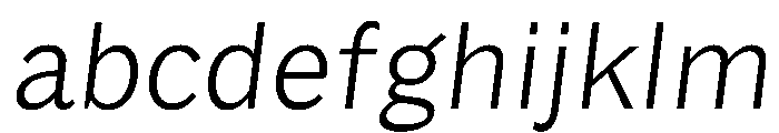 Lupinov02Sans ExtralightItalic Instance FONT