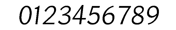 Lupinov0.2Sans ExtralightItalic Font OTHER CHARS