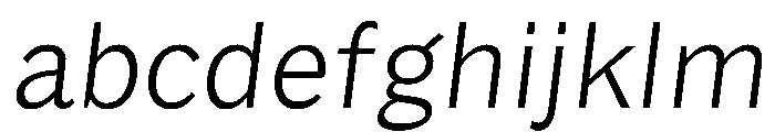 Lupinov0.2Sans ExtralightItalic FONT