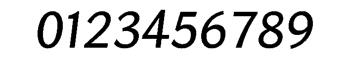 Lupinov0.2Sans Italic Font OTHER CHARS